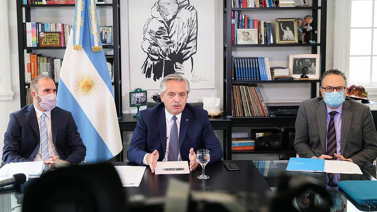 Alberto Fernández se reunió con fondos de inversión extranjeros