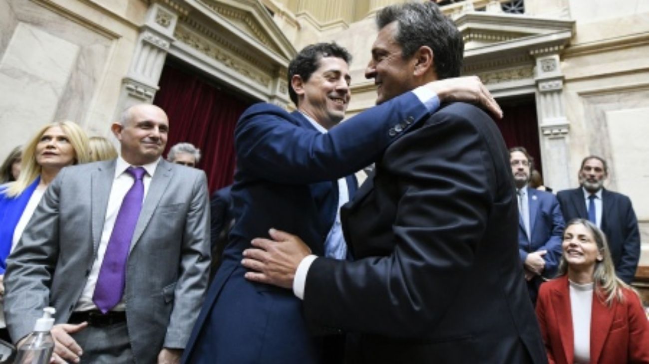 El particular comentario de Sergio Massa con Wado de Pedro