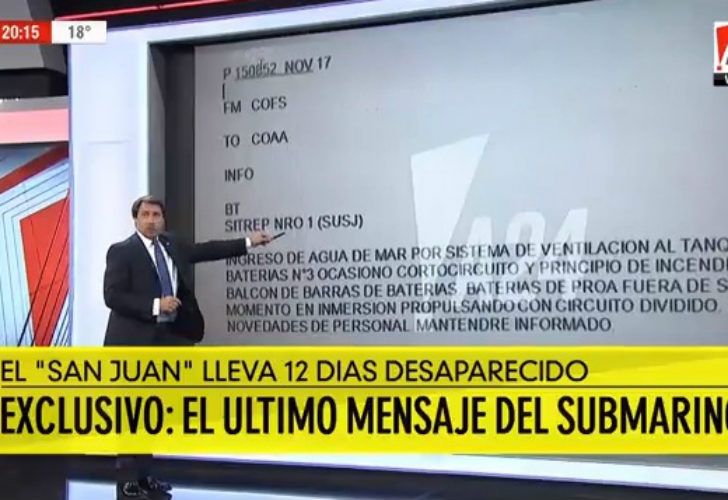 Un capitán de ultramar cuestionó y desmintió el informe de Eduardo Feinmann