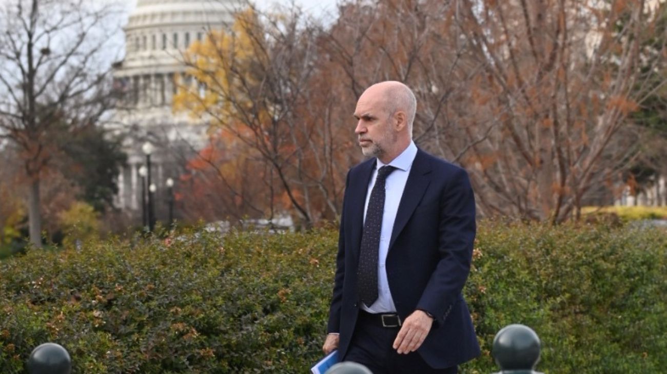 Rodríguez Larreta viajó a Washington en busca de "un shock de confianza internacional"