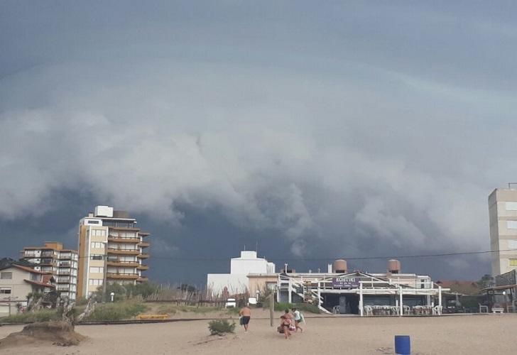 Un violento temporal azotó a Villa Gesell