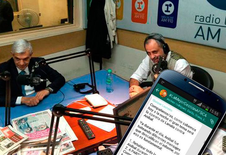 Sospechoso "fuera de aire" radial cuando Domínguez denunciaba al AFSCA