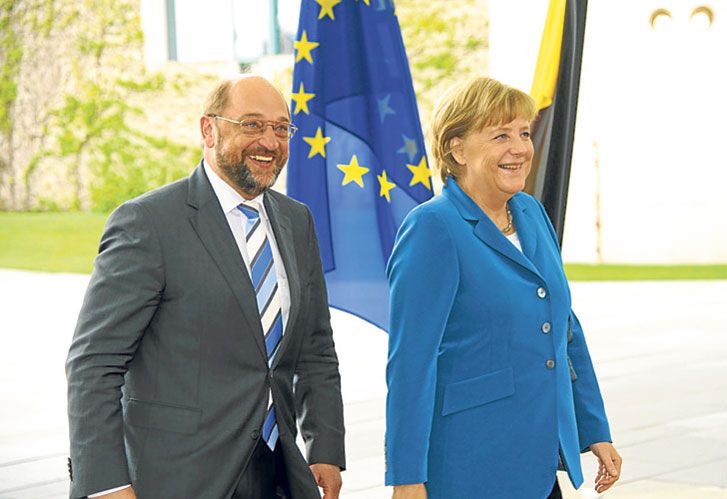 Schultz, un calco de Merkel