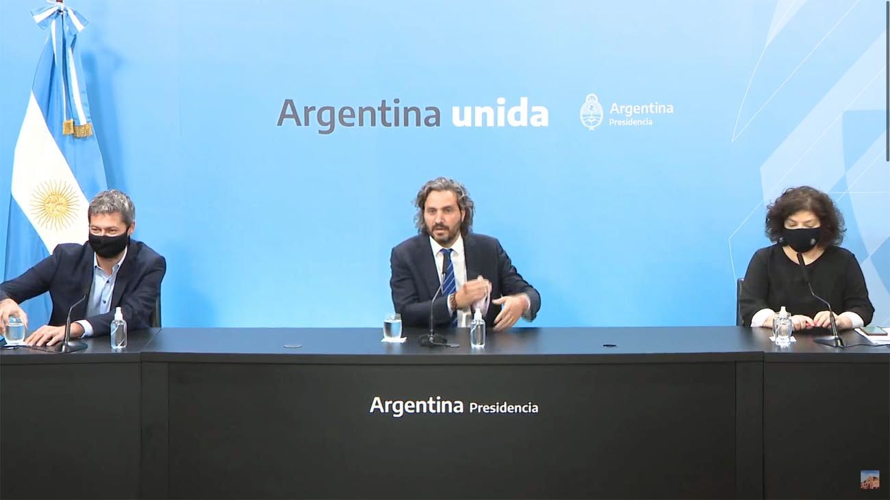 Santiago Cafiero: "Si queremos que se inicien las clases en marzo, hay que extremar los cuidados"