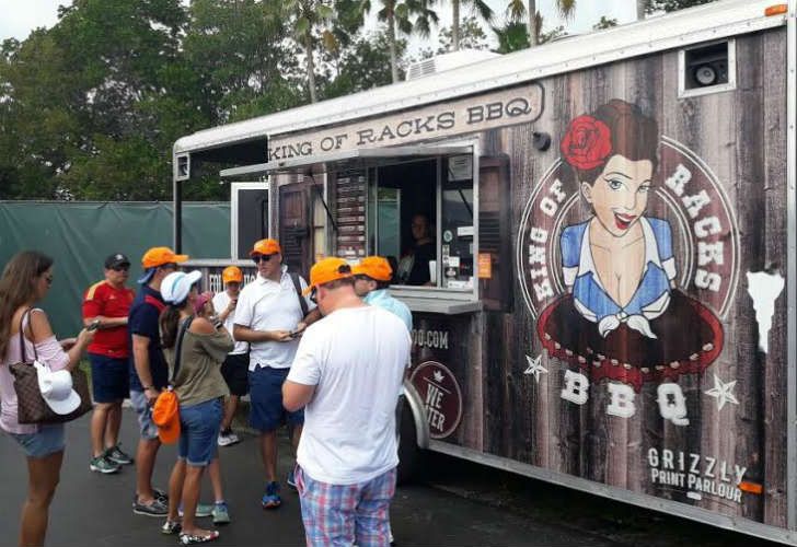 Los food trucks, estrellas del Miami Open