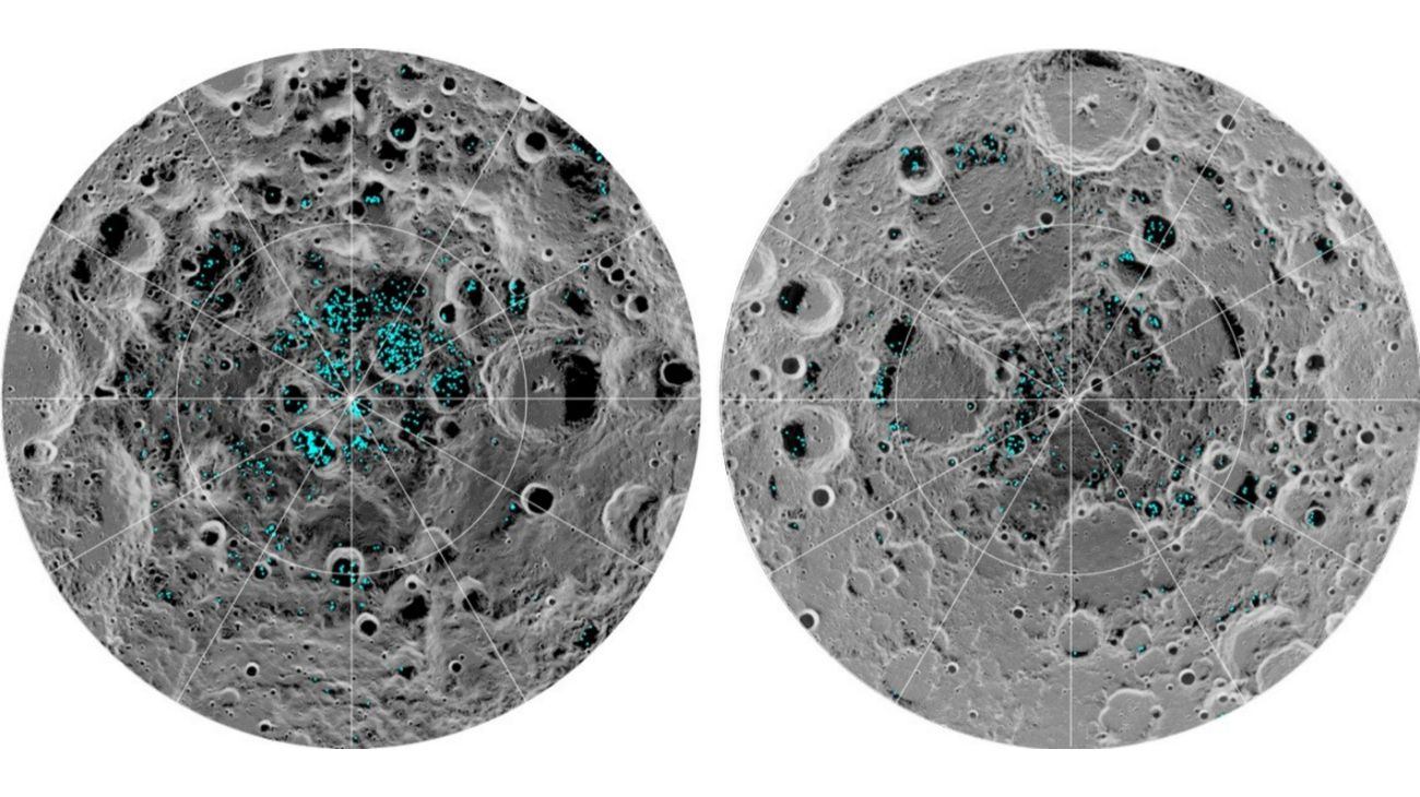 Confirman que hay hielo en la superficie de la Luna