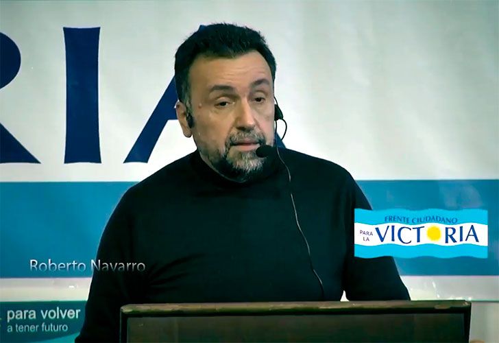 Roberto Navarro ahora hace campaña por Cristina en Salta
