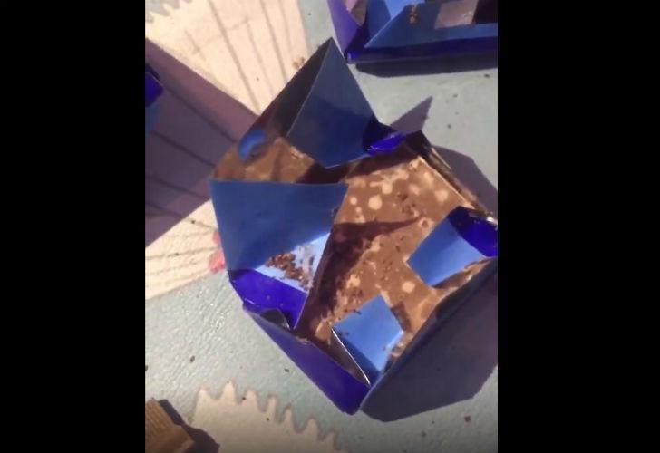 Video | Abrió un chocolate y se encontró con una desagradable sorpresa