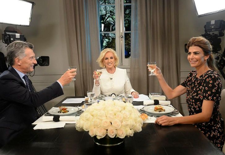 Macri y Awada recibieron a Mirtha Legrand en Chapadmalal