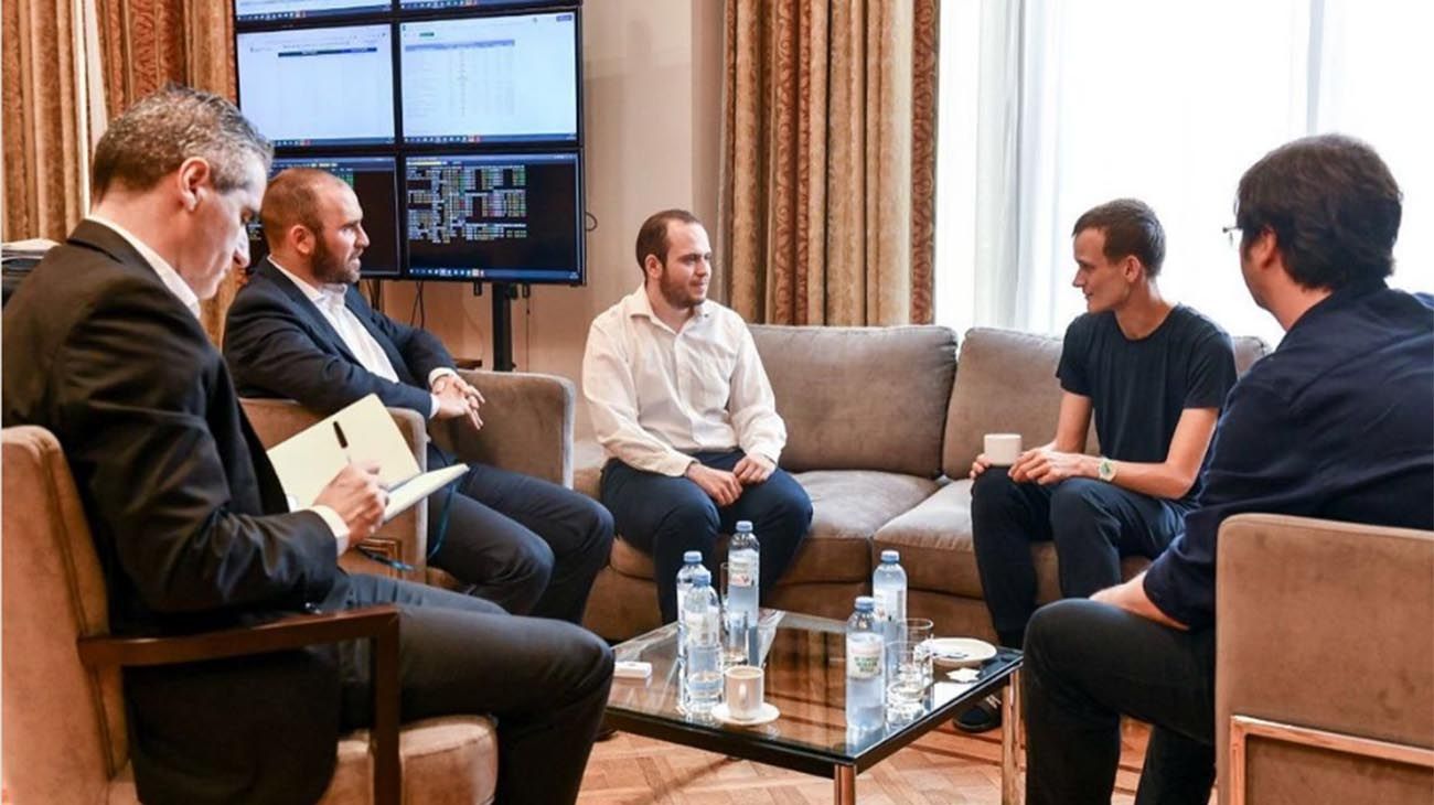 Martín Guzmán recibió al creador de Ethereum: "Debemos generar una sinergia entre innovación y reglas de juego"