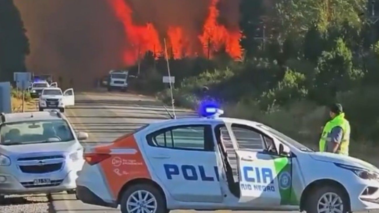 Incendio en El Bolsón: Se sospecha que fue intencional y ya destruyó 3000 hectáreas