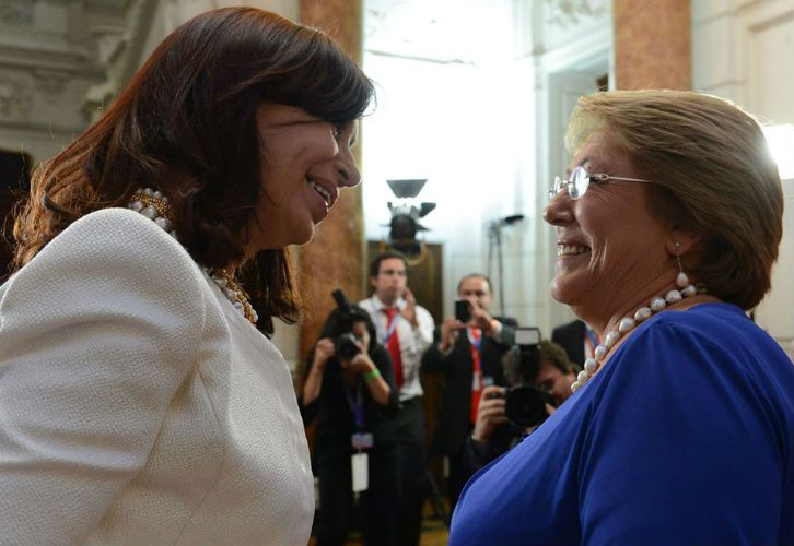Fotos: la visita de Cristina a Chile