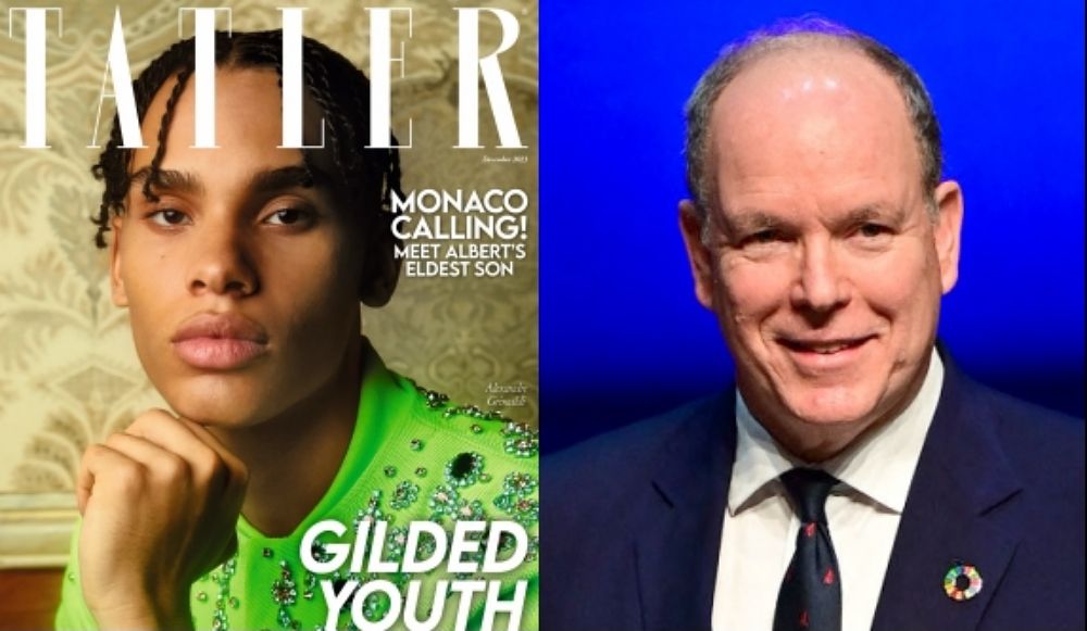 Alexandre, el hijo mayor de Alberto de Mónaco, debutó como modelo