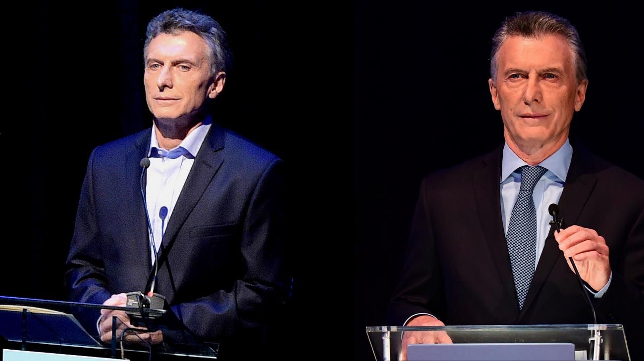 El antes y el después de Mauricio Macri en el espejo
