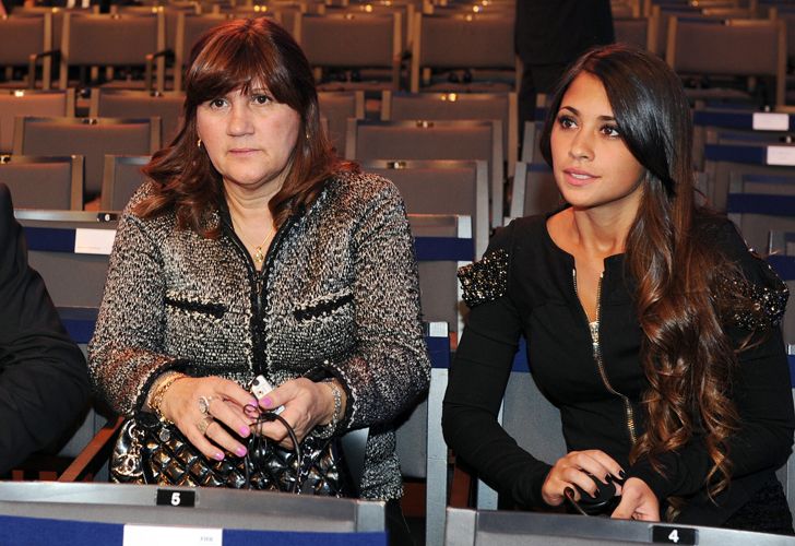 La novia de Messi, incondicional