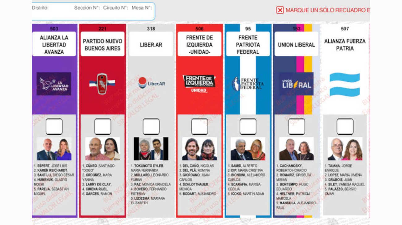 La Libertad Avanza define el tramo final de la campaña bonaerense sin la reimpresión de boletas