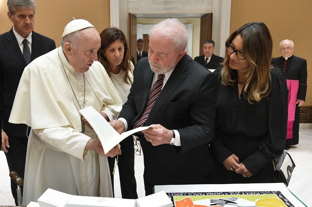 Lula fue recibido por Francisco: "Estamos en tiempos de guerra y la paz es muy frágil", le dijo el Papa