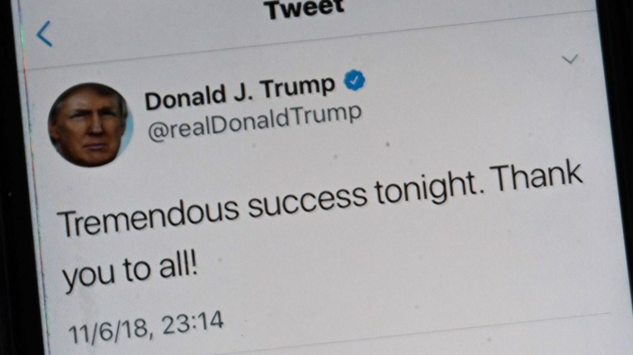 Para Trump, los comicios que evitaron su impeachment fueron un "tremendo éxito"