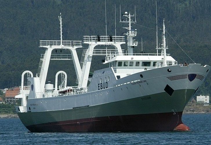 Prefectura capturó un buque español que pescaba ilegalmente en mar argentino