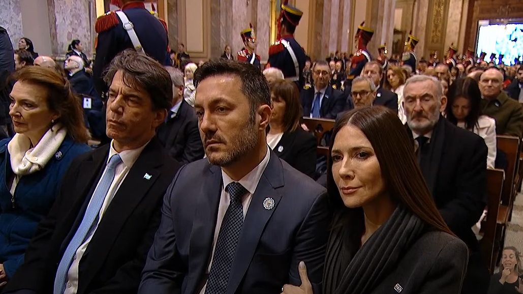 Con gesto serio y sin saludos públicos con Milei, Nicolás Posse estuvo en el Tedeum del 25 de Mayo