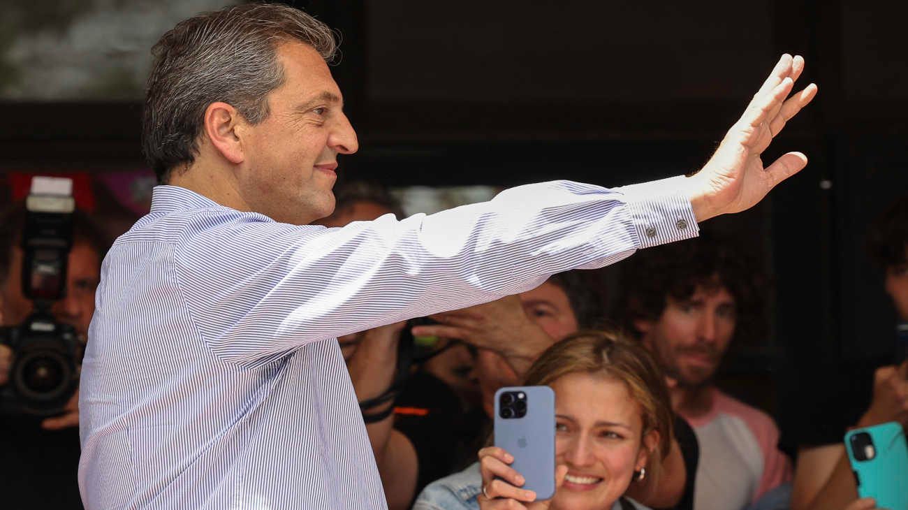 Votó Sergio Massa: "Es un día histórico para la Argentina"