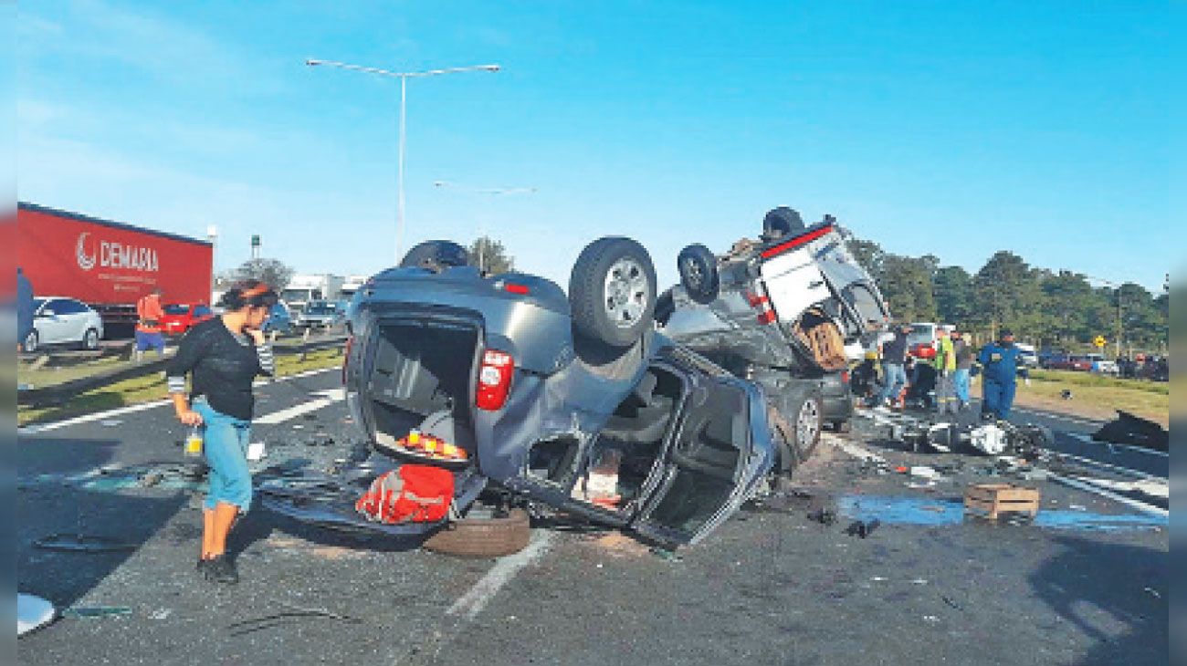 Un muerto en un choque múltiple en Panamericana