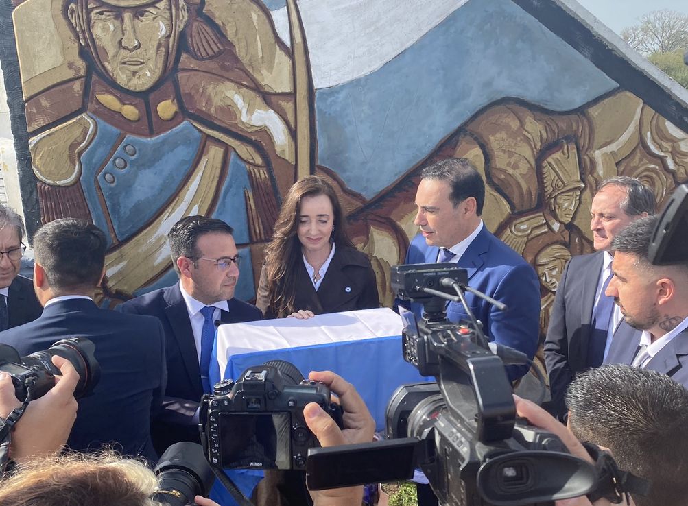 Villarruel en Corrientes: en el homenaje al Sargento Cabral habló de "austeridad" y "patriotismo"