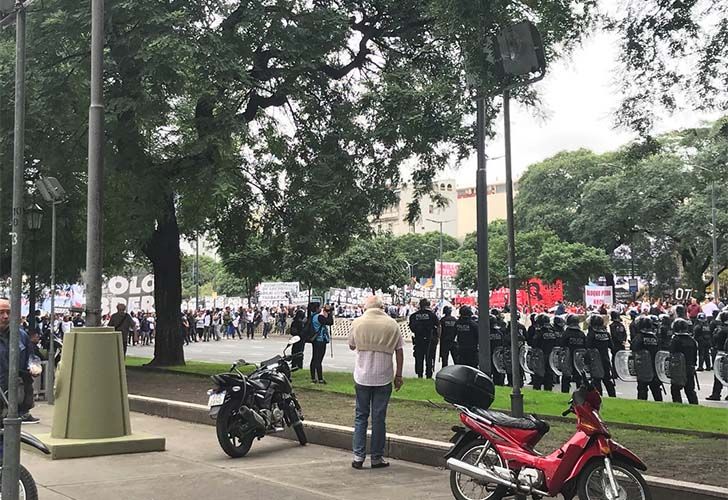 Se levantó el corte en la avenida 9 de Julio