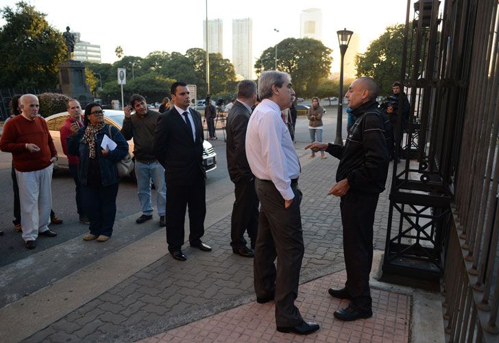 Aníbal Fernández pasó un mal momento