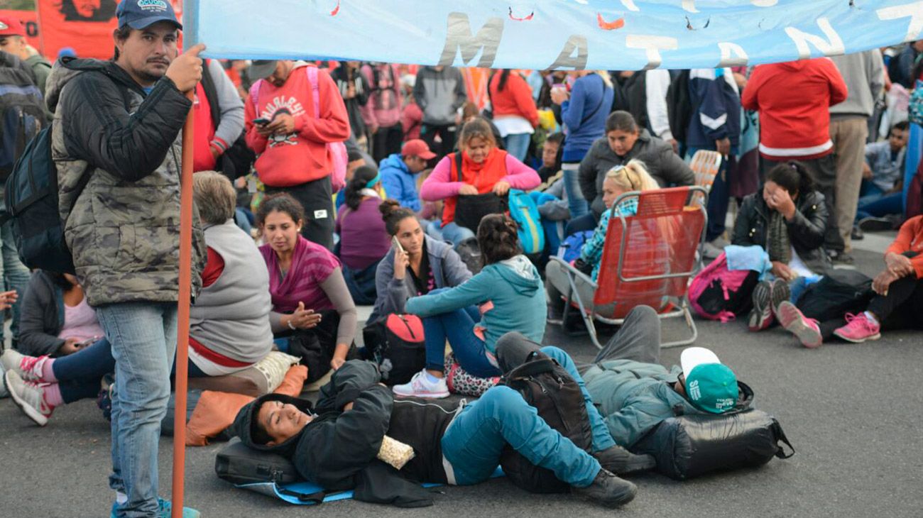 Corte total en la 9 de julio: caos de tránsito en la vuelta a casa