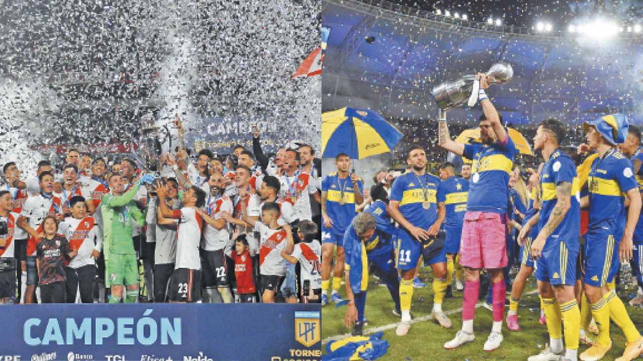 River, Boca y 24 más