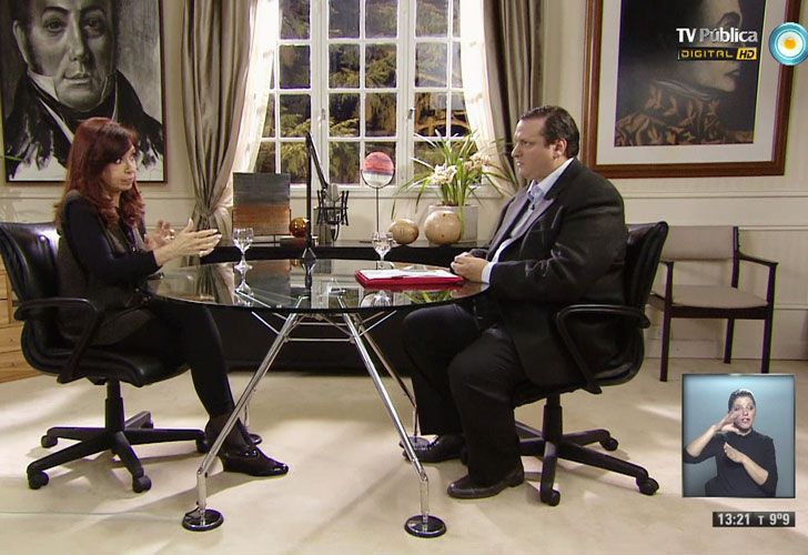 Cristina dio una entrevista, pero casi sin preguntas