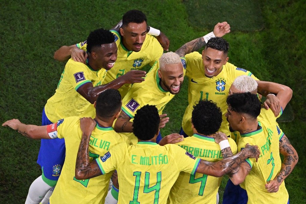 Brasil homenajeó a Pelé con fiesta de goles y "jogo bonito" ante Corea del Sur