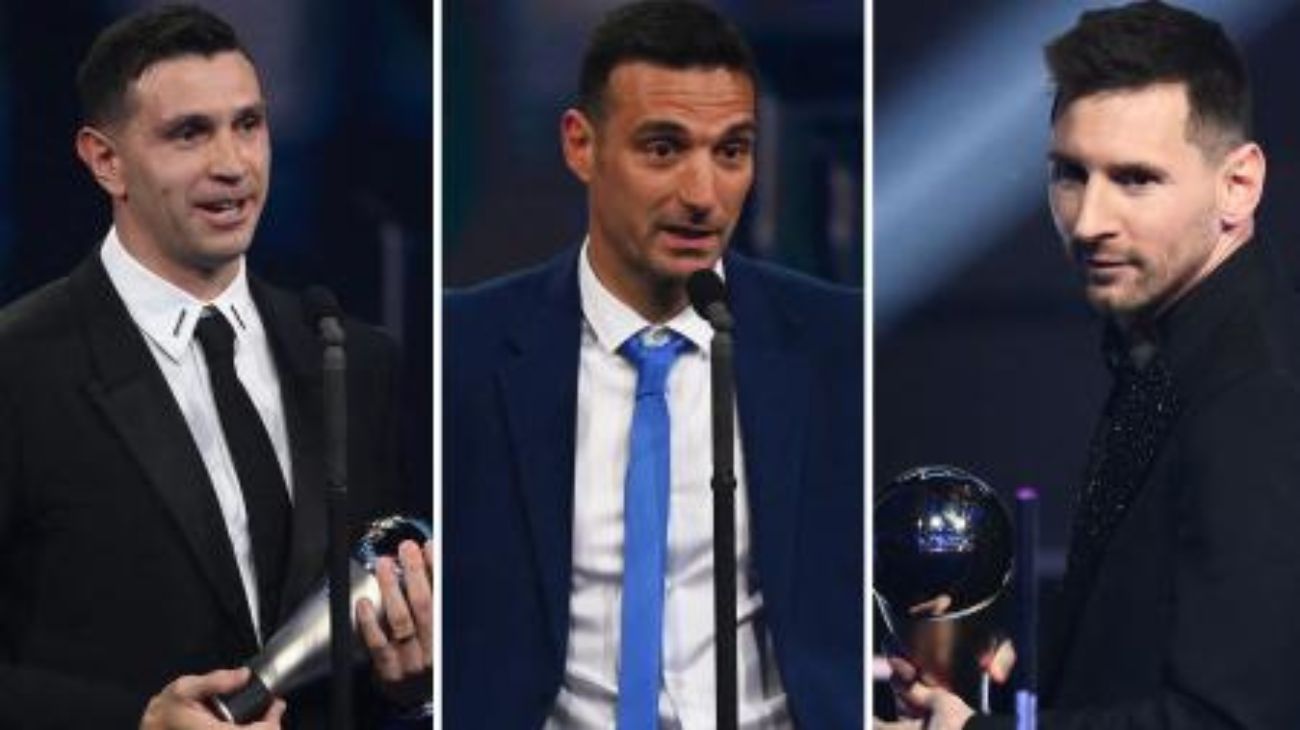 Argentina monopolizó los premios The Best