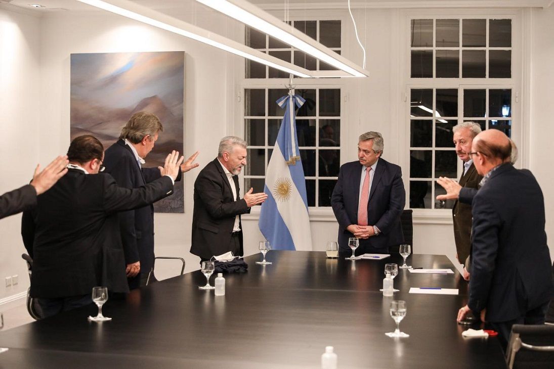 Alberto Fernández rezó con pastores evangélicos "por el fin de la pandemia"