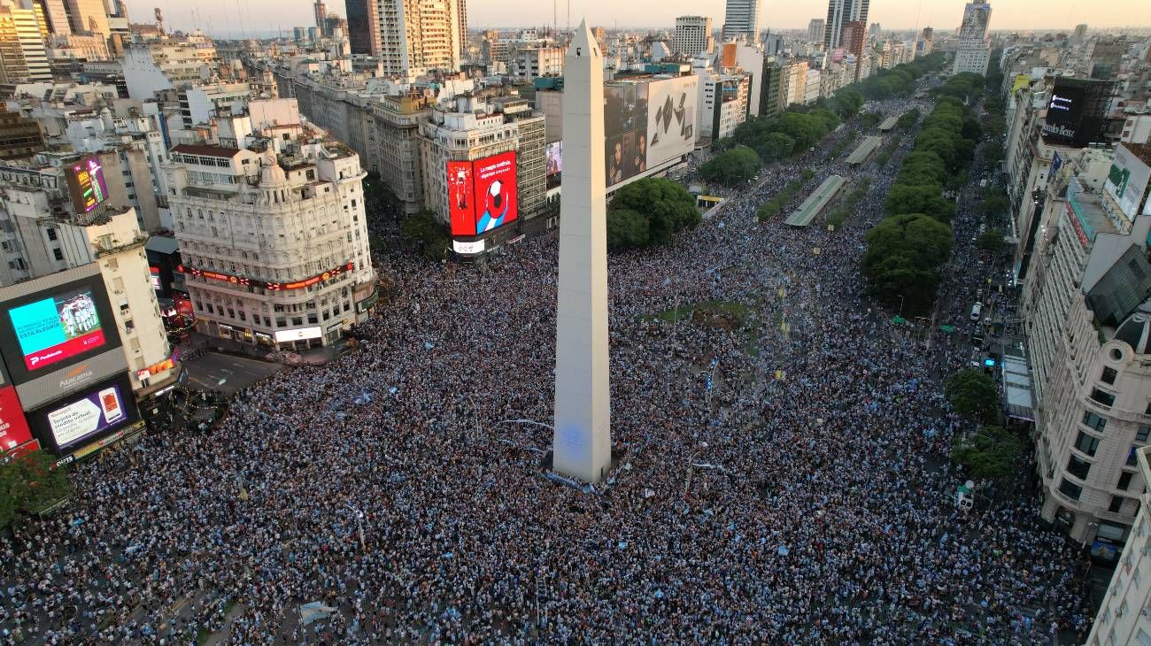 Argentina es finalista: así se vivieron los festejos en Buenos Aires