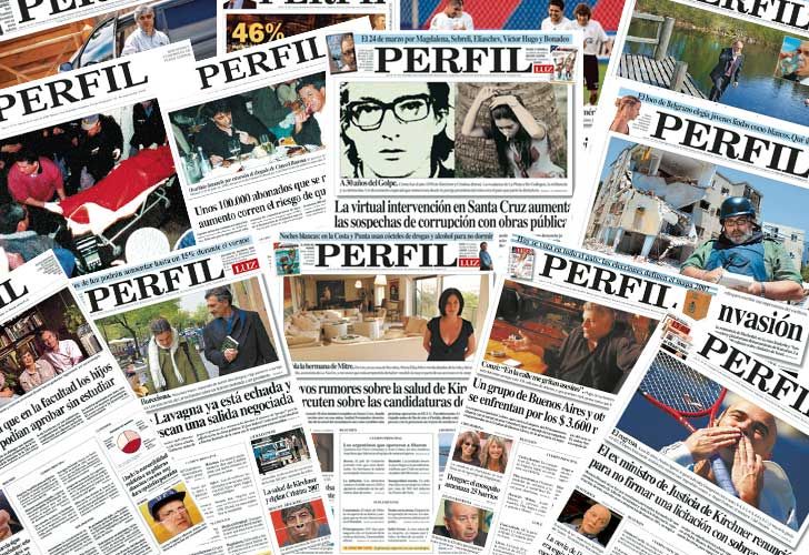 Cien tapas del Diario PERFIL que son historia