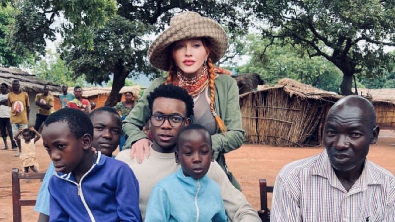 Madonna comenzó 2023 en Malawi, el país donde adoptó a cuatro de sus hijos