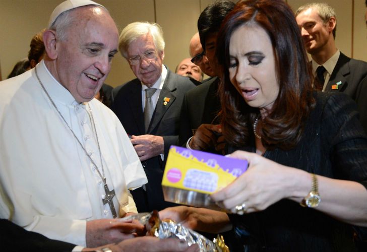 Cristina Kinder: el regalo a Néstor Iván y la "surprise" a Francisco