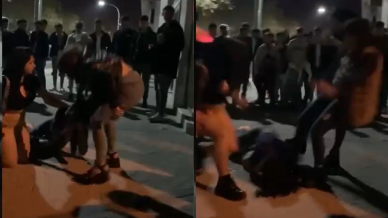Video: una joven fue atacada a piñas y patadas a la salida de un boliche en Balcarce