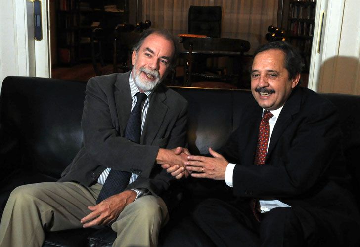 Alfonsín eligió a González Fraga como vice