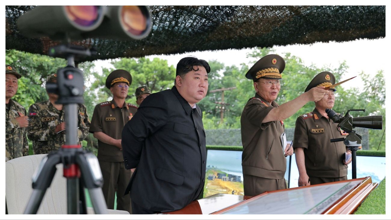 Kim Jong-un prepara a sus tropas para "una guerra real" y reafirmó su apoyo total a Rusia