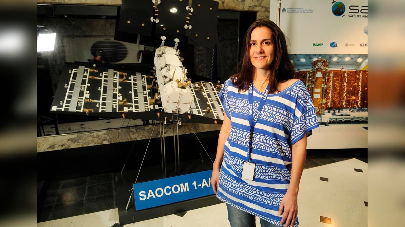 Josefina Peres, jefa del proyecto Saocom 1A: "el satélite es como un hijo"