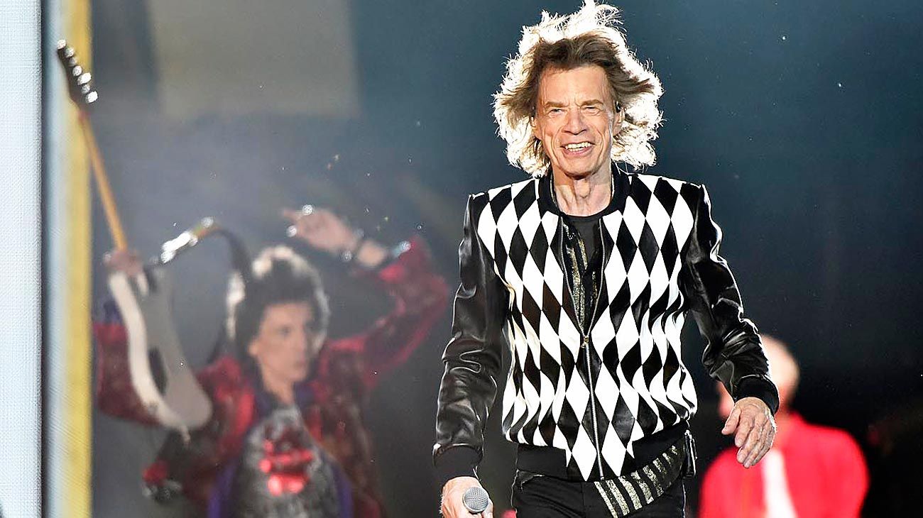 Jagger, ya recuperado de su cirugía, volvió a los escenarios