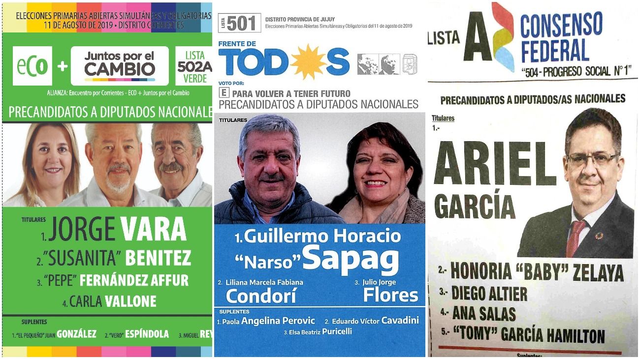 El Pequeño, Pichona y Potón: los curiosos apodos que los candidatos llevan en las boletas