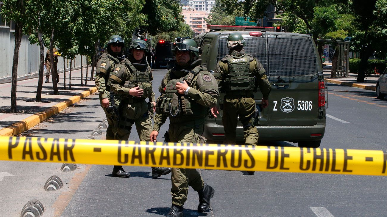 Chile: cinco heridos tras una explosión en una parada de colectivos