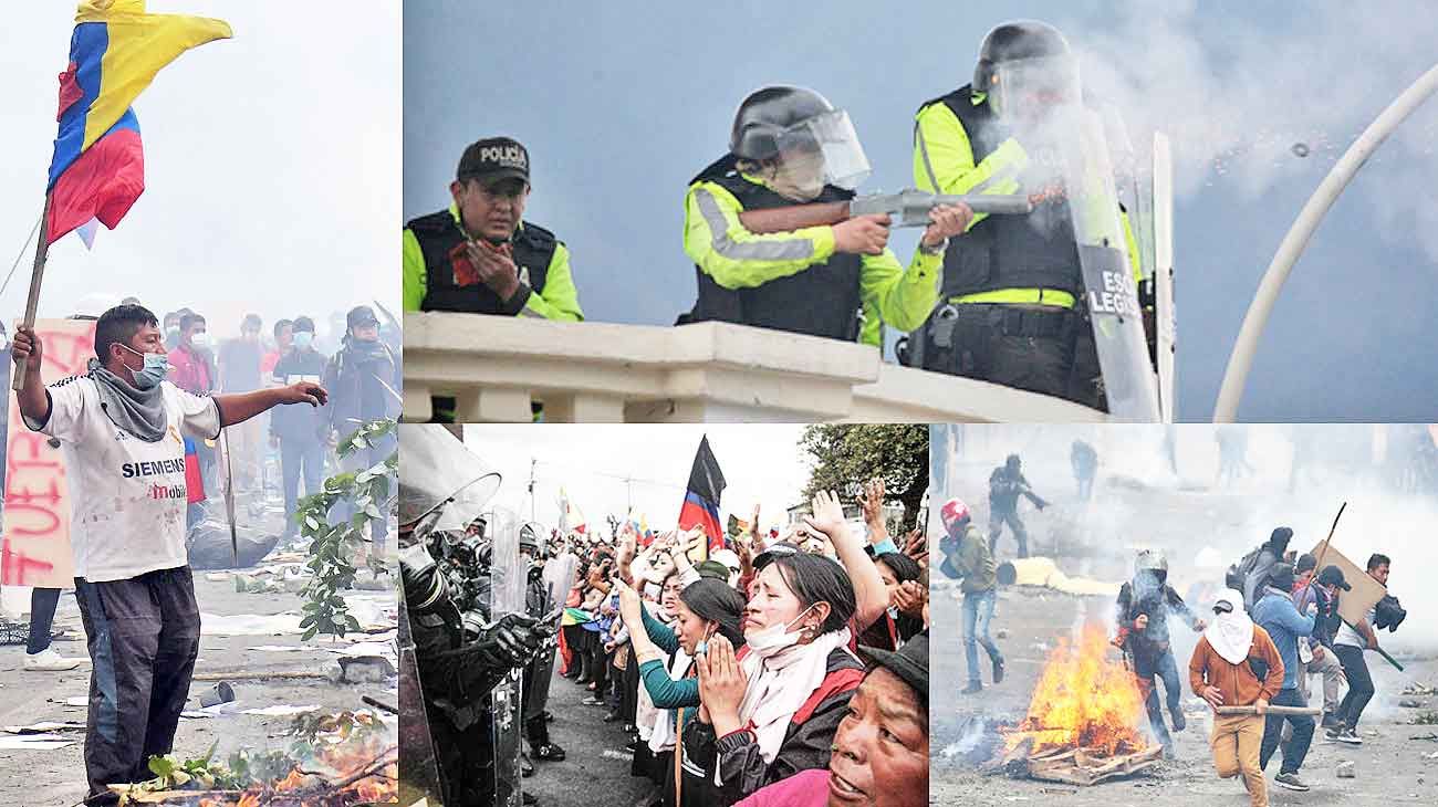 Quito: represión brutal e infiltrados