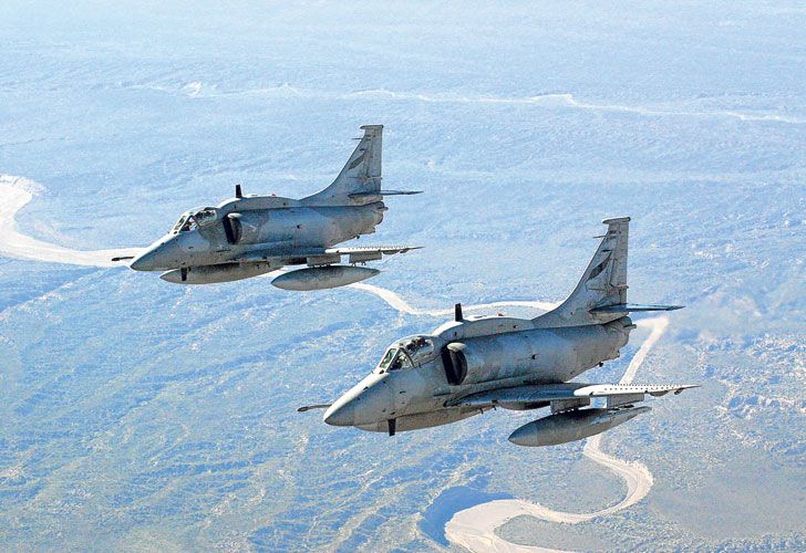 La Fuerza Aérea quedará sólo con siete jets de combate en operaciones