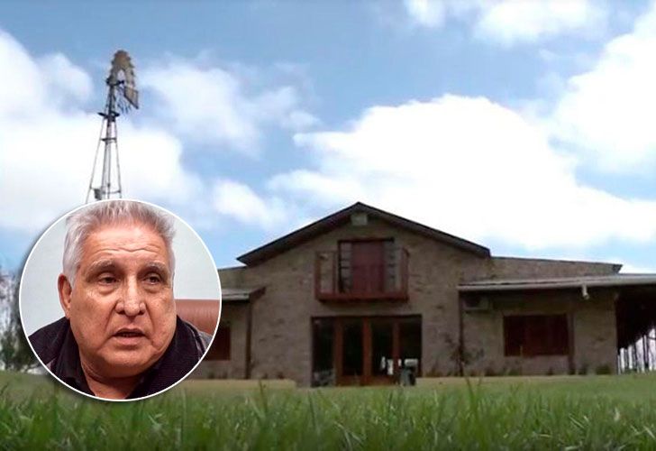 Allanaron una quinta del 'Pata' Medina en busca de billetes enterrados