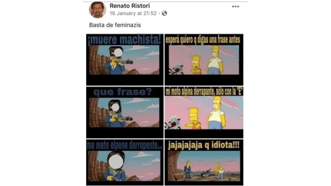 Profesor dijo "basta de feminazis", fue denunciado y separado del cargo
